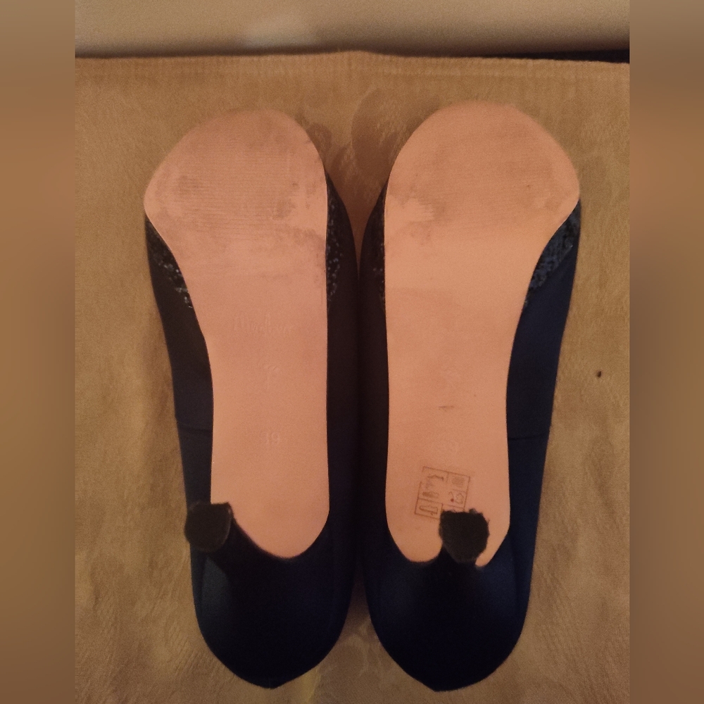 Essence Menbur Satin Blue shoes - Picture 5 of 10